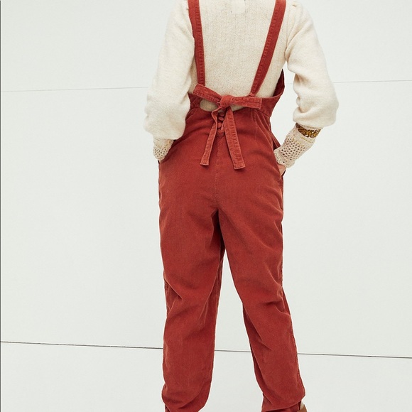 Free People Josephine Red Jumpsuit - Picture 3 of 9